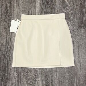 Aritzia “Wilfred” Leather Mini Skirt